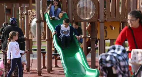 Vatandaşlar o parka akın ediyor!