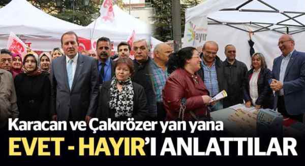 Yan yana 'Evet' ve 'Hayır'ı anlattılar