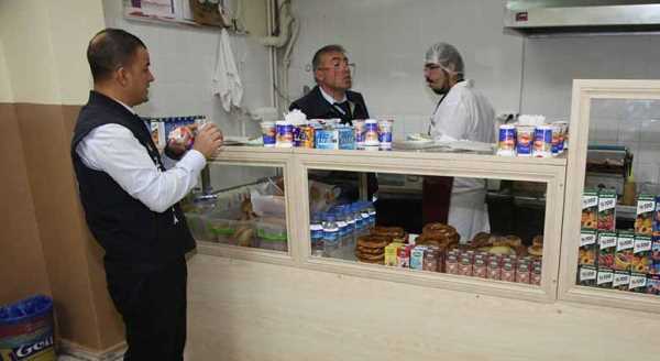 Zabıta okul kantinlerini denetledi