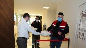 20 bin adet maske siparişi firmalara ulaştırıldı