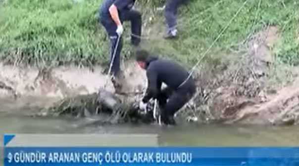 9 Gündür aranan genç ölü bulundu