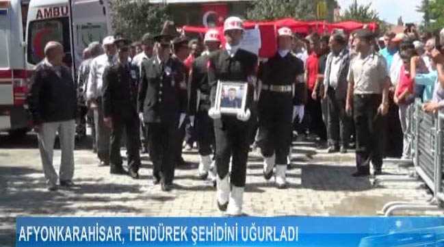 Afyonkarahisar şehidini uğurladı