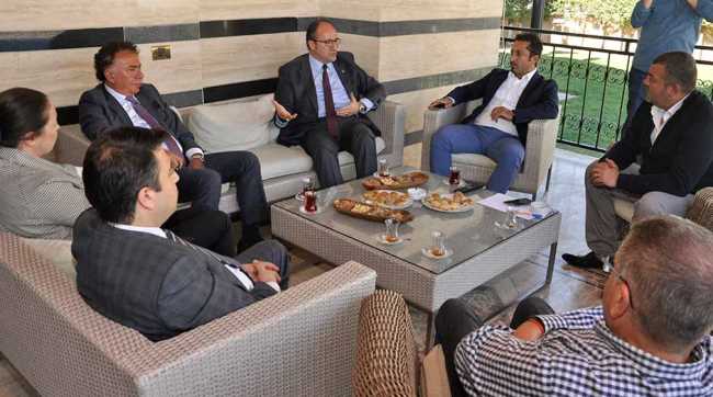 Ak Parti heyeti ESGROUP'u ziyaret etti