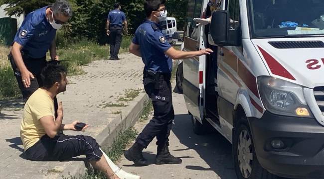 Alçılı ayakla direksiyona geçince...