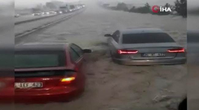 Ankara-Eskişehir yolunda mahsur kaldılar!