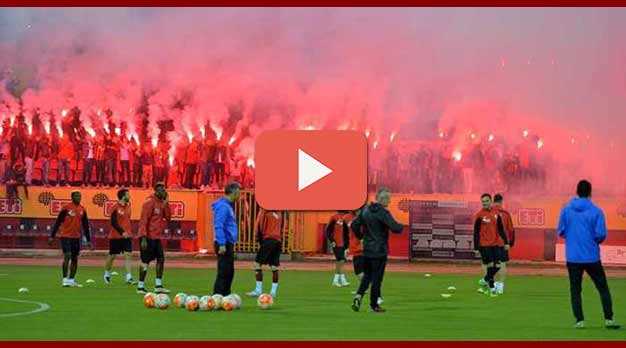 ATATÜRK'TE SON ANTRENMAN