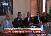 AÜ İLE PROTOKOL İMZALADI 