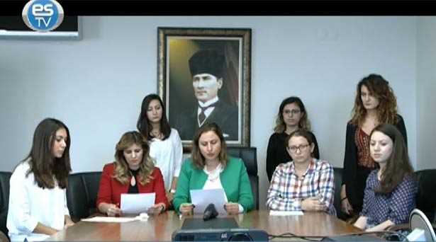 Avukatlardan kadına şiddete tepki