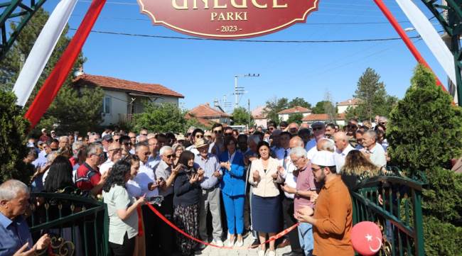 AYDIN ÜNLÜCE’NİN ADI BU PARKTA YAŞAYACAK