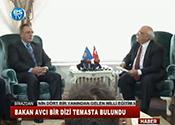 BAKAN AVCI BİR DİZİ TEMASTA BULUNDU