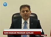 BARO BAŞKANI PROGRAMI AÇIKLADI 