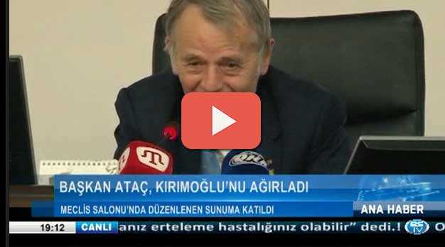 Başkan Ataç Kırımoğlu'nu ağırladı