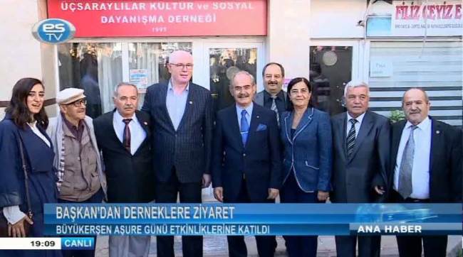 Başkan'dan derneklere ziyaret