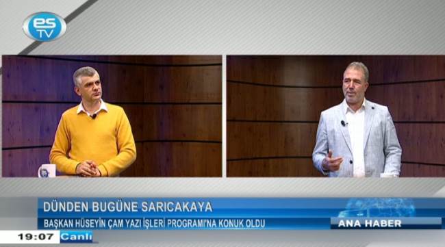 Başkan Hüseyin Çam Yazı İşleri programı'na konuk oldu
