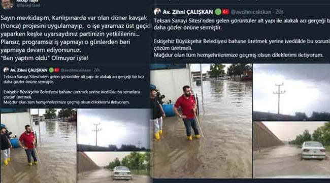 Başkanlar sosyal medyada polemiğe girdi