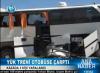YÜK TRENİ OTOBÜSE ÇARPTI 