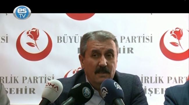 BBP Lideri Mustafa Destici Eskişehir'de
