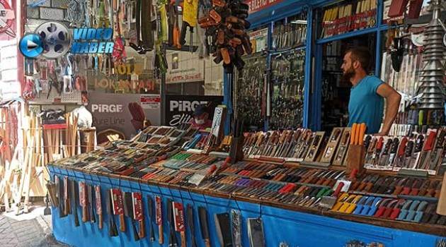 Bıçakçılar şimdilerde müşterisiz kaldı