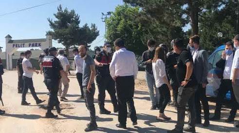 Bilecik'te olaylı yıkım!