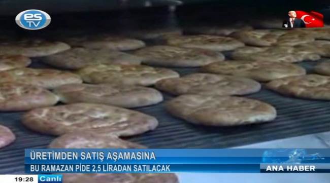Bu ramazan pide 2,5 liradan satılacak