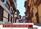 BU YIL 4 MİLYON TURİST BEKLENİYOR 
