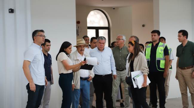 BÜYÜKERŞEN CAMİ PROJESİNİ İNCELEDİ