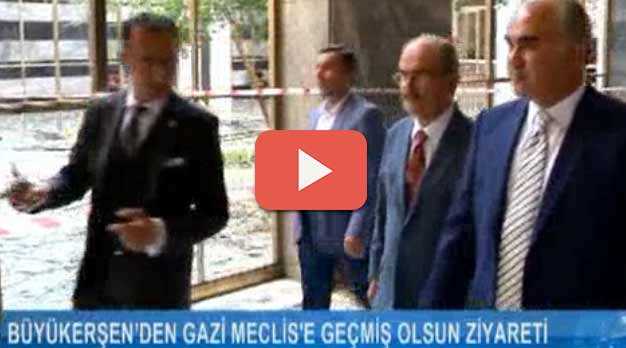 Büyükerşen'den geçmiş olsun ziyareti