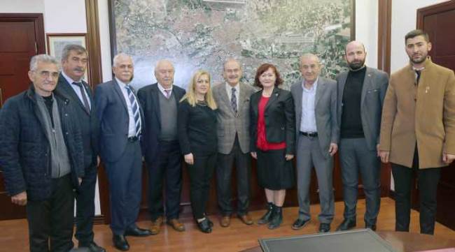 BÜYÜKERŞEN MAHALLE MUHTARLARI İLE BİR ARAYA GELDİ