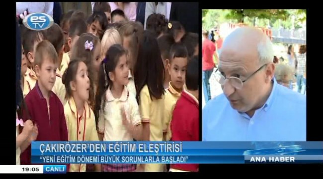 Çakırözer'den eğitim eleştirisi