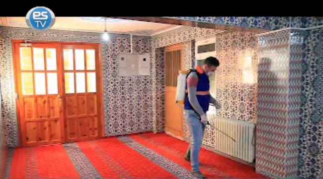 Camiler ilaçlanıyor