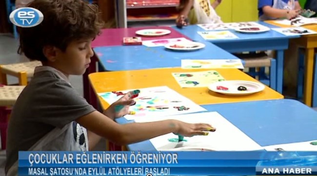 Çocuklar eğlenirken öğreniyor