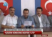 ÇÖZÜM SÜRECİNE DESTEK YÜZDE 75 