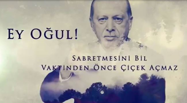 Cumhurbaşkanı Erdoğan için hazırlanan 'Ey Oğul' klibi.