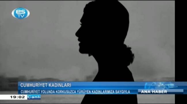 Cumhuriyet yolunda korkusuzca yürüyen kadınlarımıza saygıyla