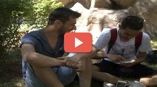 DAĞDA BAYIRDA POKEMON ARIYORLAR