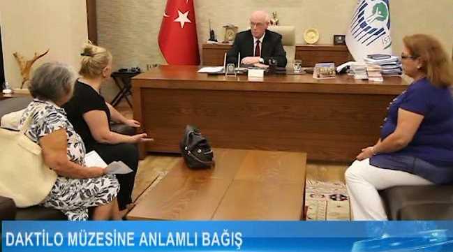 Daktilo Müzesi'ne anlamlı bağış