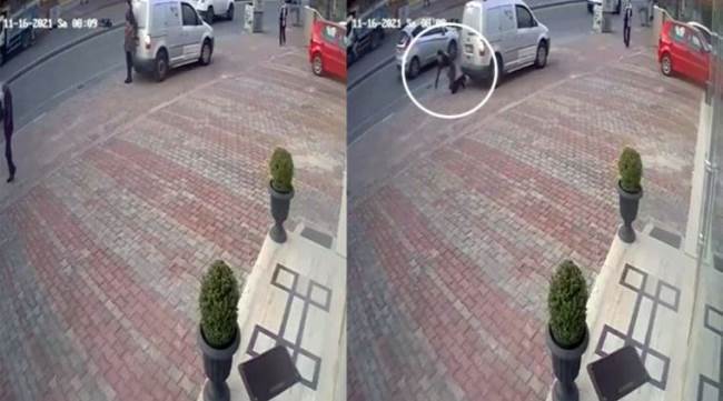 Dehşet anları kamerada!