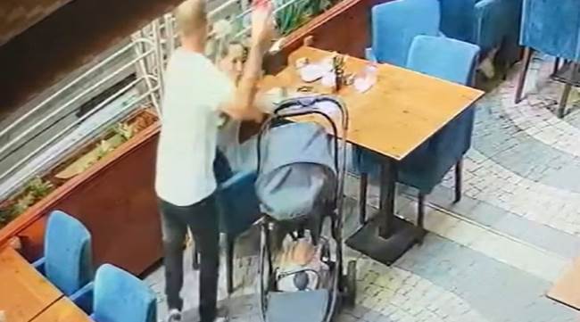 Dehşet güvenlik kamerasında!