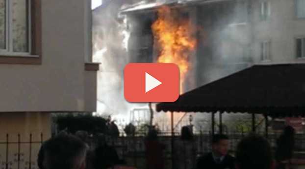 DOĞALGAZ PATLAMASI: 7 YARALI