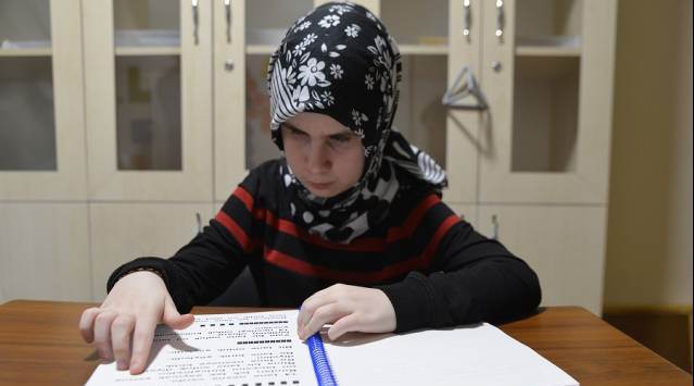 Dokunarak matematik öğreniyor