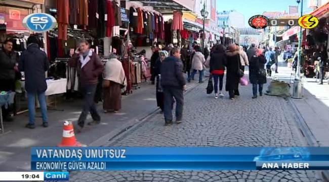 Ekonomiye güven azaldı