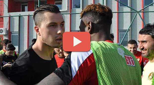 EMRE VEDA İÇİN TESİSLERE GELDİ