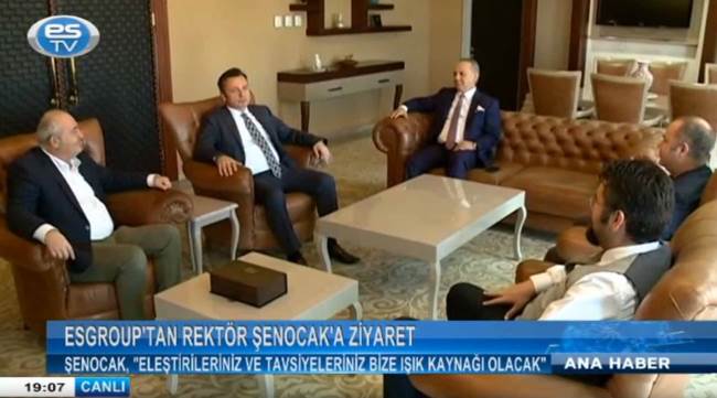 ESGROUP'tan Rektör Şenocak'a ziyaret