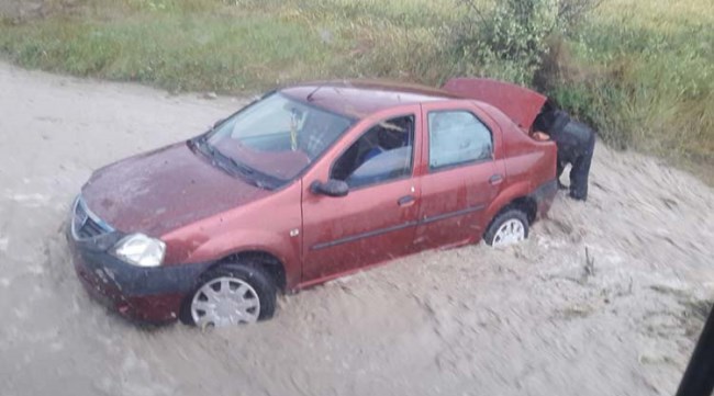 Eskişehir Çatören'i sel vurdu