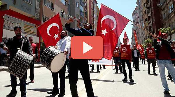 ESKİŞEHİR'DE 1 MAYIS COŞKUSU