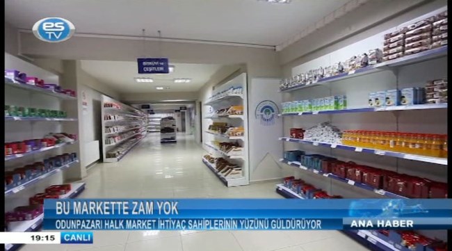 Eskişehir'de bu markette zam yok