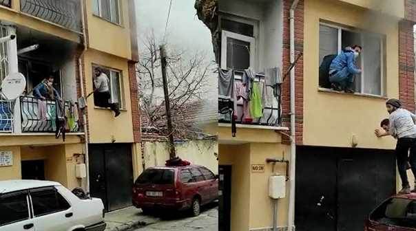 Eskişehir’de çıkan yangında 1 kişi yaralandı