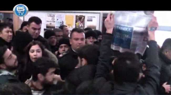 Eskişehir'de Cumhuriyet Gazetesi gerginliği