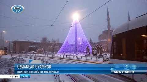 Eskişehir'de dondurucu soğuklara dikkat! Hava durumu...