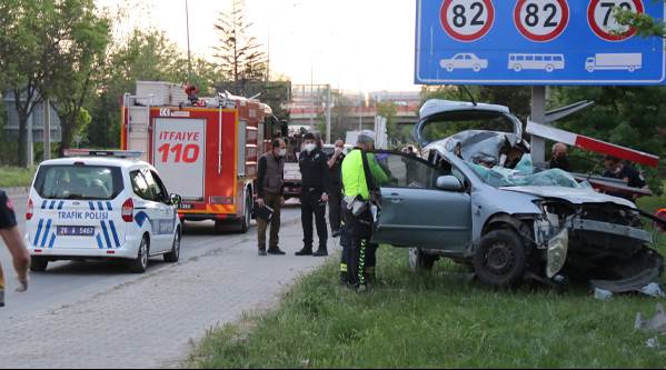 Eskişehir'de feci kaza